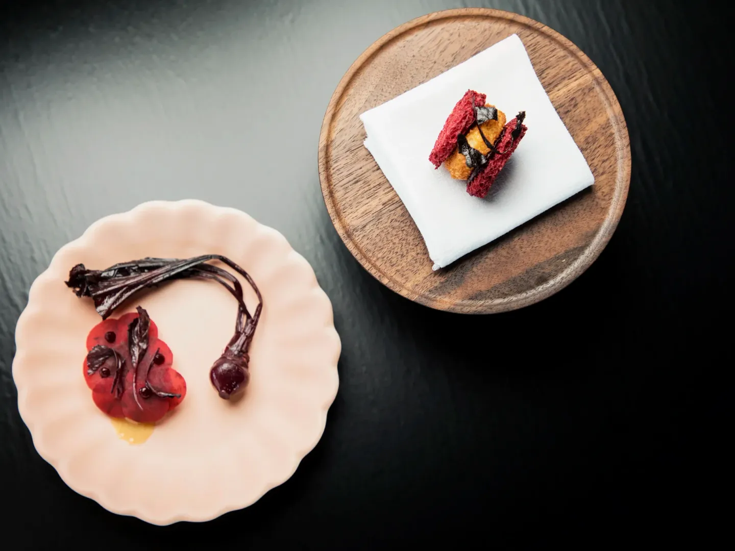 Plated tasting course from Maistra's Autumn Gourmet Week at Grand Park Hotel Rovinj